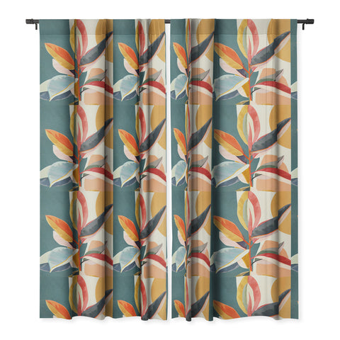 City Art Colorful Branching Out 01 Blackout Window Curtain