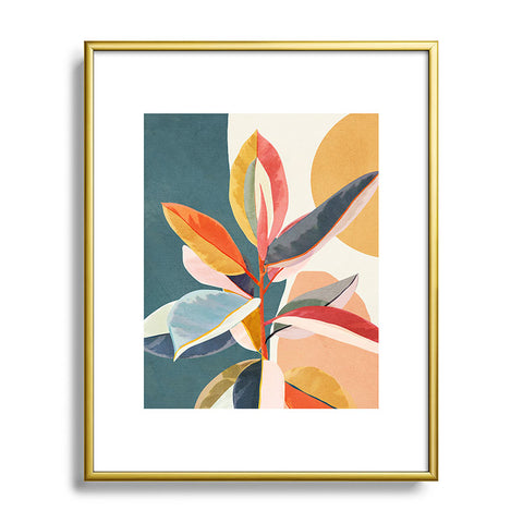 City Art Colorful Branching Out 01 Metal Framed Art Print