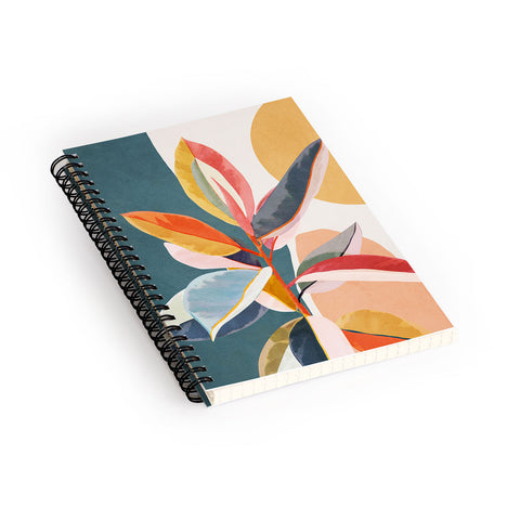 City Art Colorful Branching Out 01 Spiral Notebook