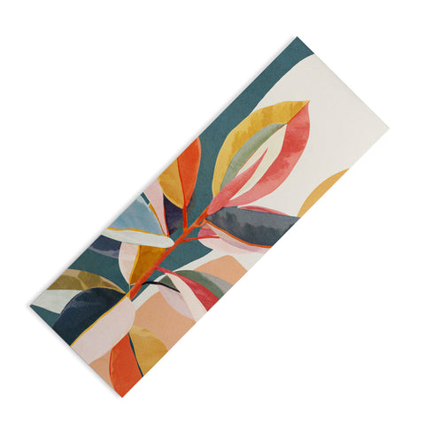 City Art Colorful Branching Out 01 Yoga Mat