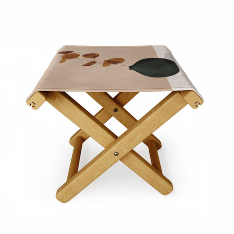 City Art Eucalyptus Decoration I Folding Stool