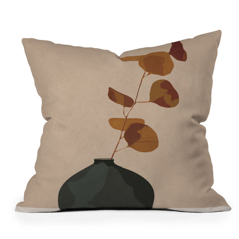 City Art Eucalyptus Decoration I Throw Pillow