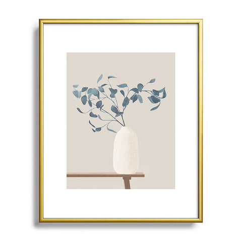 City Art Eucalyptus II Metal Framed Art Print Havenly