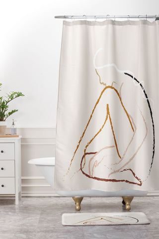 City Art Harmony 2 Shower Curtain And Mat