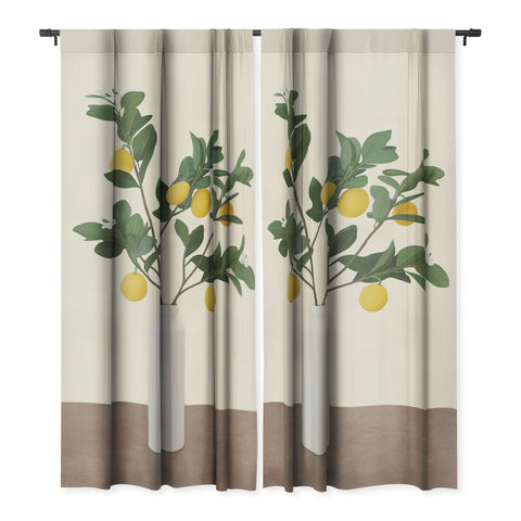 City Art Lemon Branches II Blackout Non Repeat
