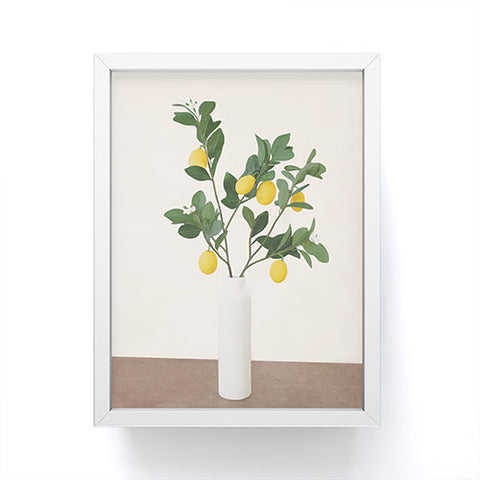City Art Lemon Branches II Framed Mini Art Print