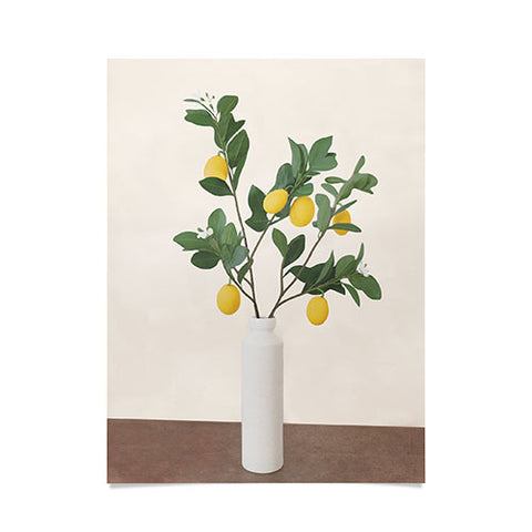 City Art Lemon Branches II Poster
