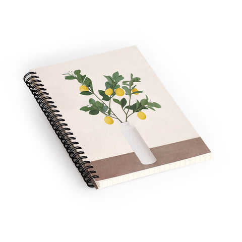 City Art Lemon Branches II Spiral Notebook