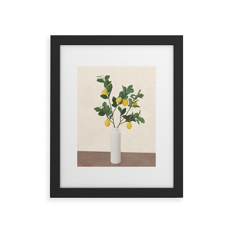 City Art Lemon Branches II Framed Art Print