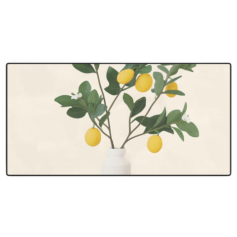 City Art Lemon Branches II Desk Mat