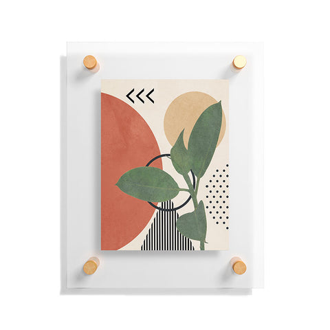 City Art Nature Geometry III Floating Acrylic Print