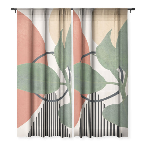 City Art Nature Geometry III Sheer Non Repeat