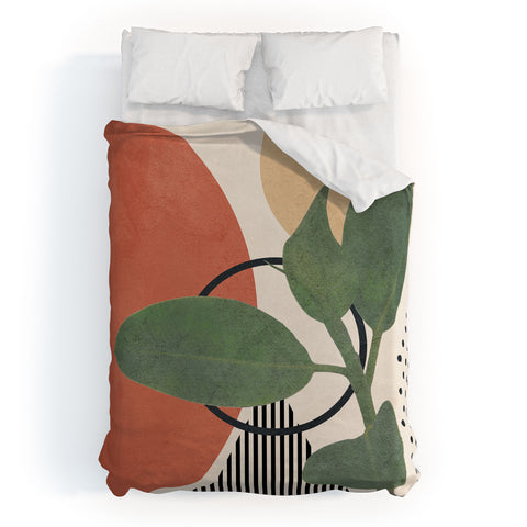 City Art Nature Geometry III Duvet Cover