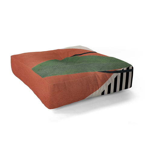 City Art Nature Geometry III Floor Pillow Square