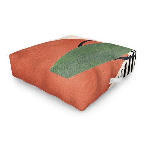 City Art Nature Geometry III Outdoor Floor Cushion