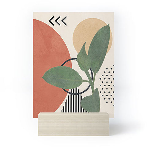 City Art Nature Geometry III Mini Art Print