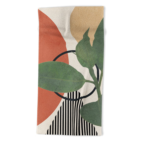 City Art Nature Geometry III Beach Towel