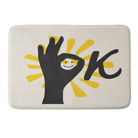 City Art OK II Memory Foam Bath Mat