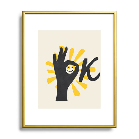 City Art OK II Metal Framed Art Print