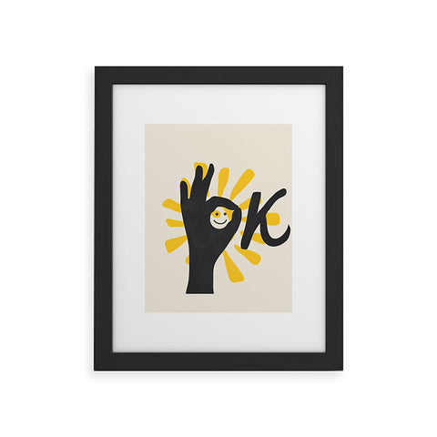 City Art OK II Framed Art Print