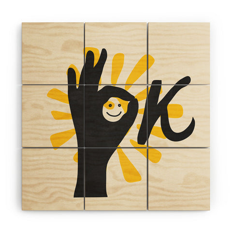 City Art OK II Wood Wall Mural