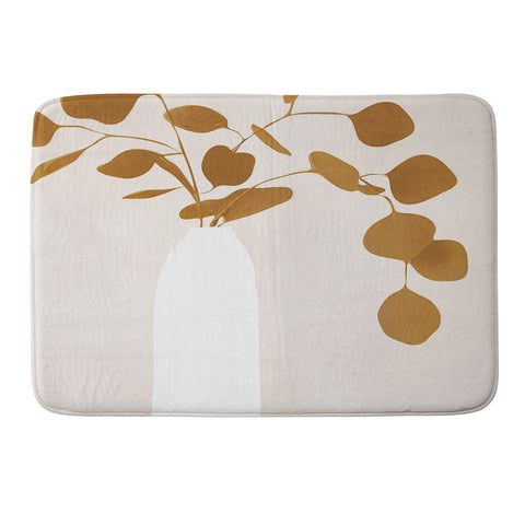 City Art Plant Memory Foam Bath Mat