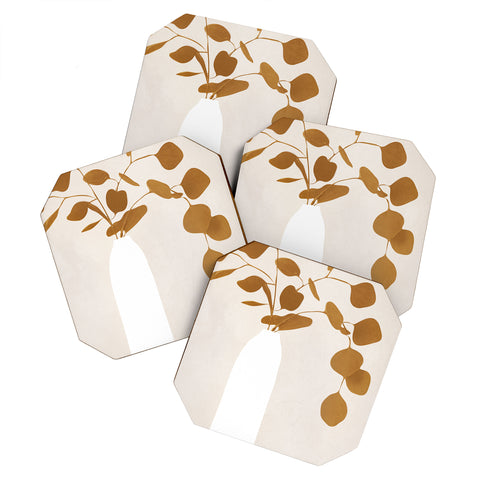 City Art Plant Coaster Set