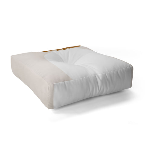 City Art Plant Floor Pillow Square