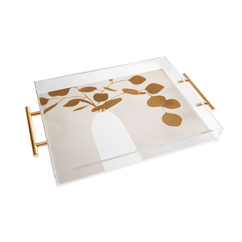 City Art Plant Acrylic Tray