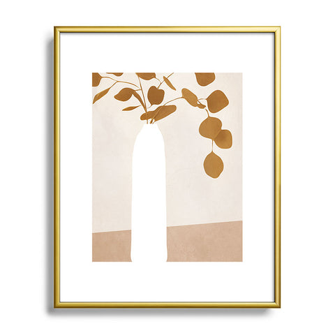 City Art Plant Metal Framed Art Print Havenly
