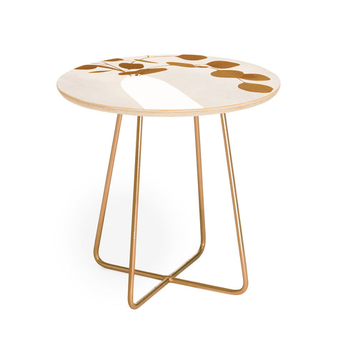 City Art Plant Round Side Table