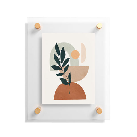 City Art Soft Shapes IV Floating Acrylic Print