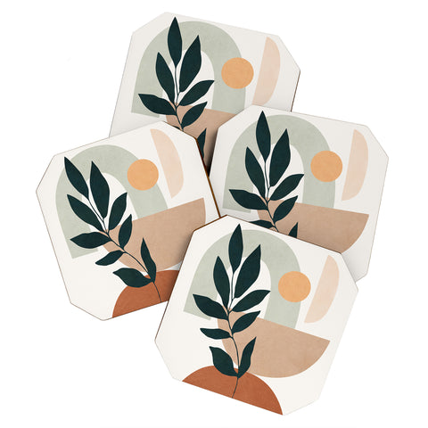 City Art Soft Shapes IV Coaster Set