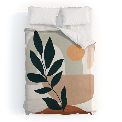 City Art Soft Shapes IV Duvet Cover