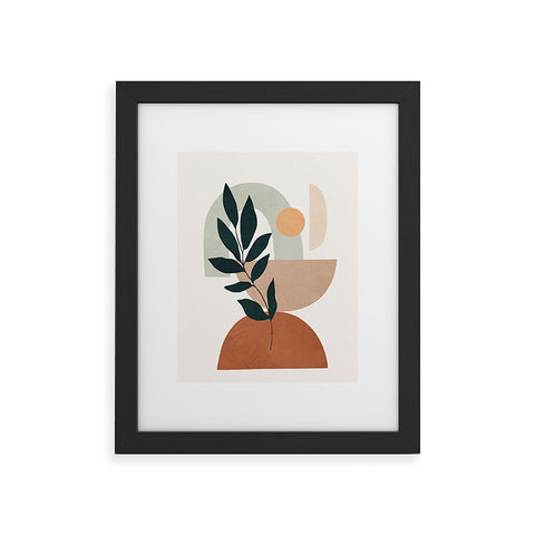 City Art Soft Shapes IV Framed Art Print