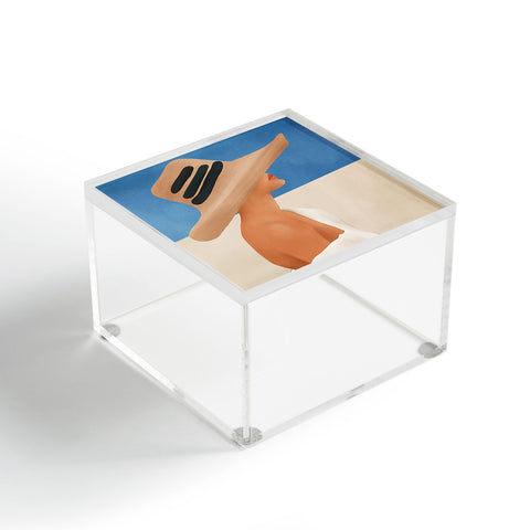 City Art Summer Hat Acrylic Box