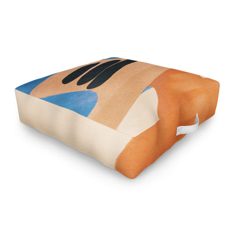 City Art Summer Hat Outdoor Floor Cushion