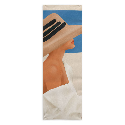 City Art Summer Hat Yoga Towel