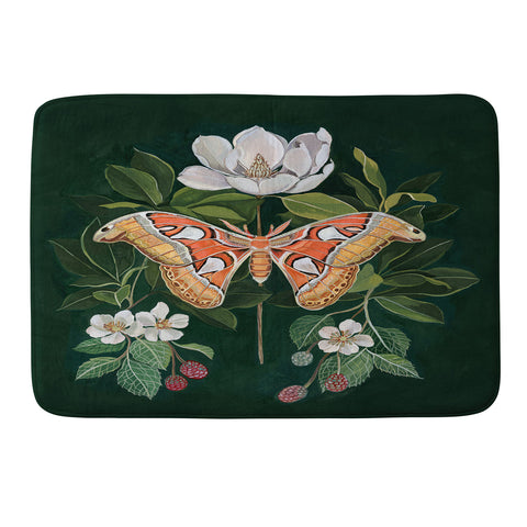 Clara McAllister Atlas Moth Memory Foam Bath Mat