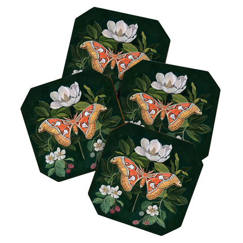 Clara McAllister Atlas Moth Coaster Set