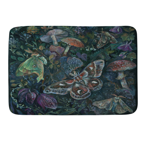 Clara McAllister Atlas Moth Mushroom Memory Foam Bath Mat