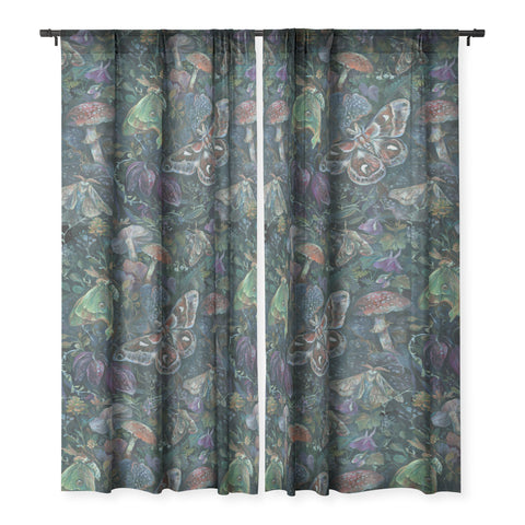 Clara McAllister Atlas Moth Mushroom Sheer Non Repeat