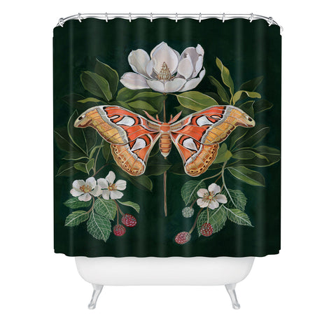Clara McAllister Atlas Moth Shower Curtain