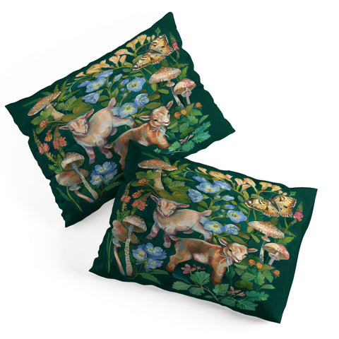 Clara McAllister baby goats Pillow Shams