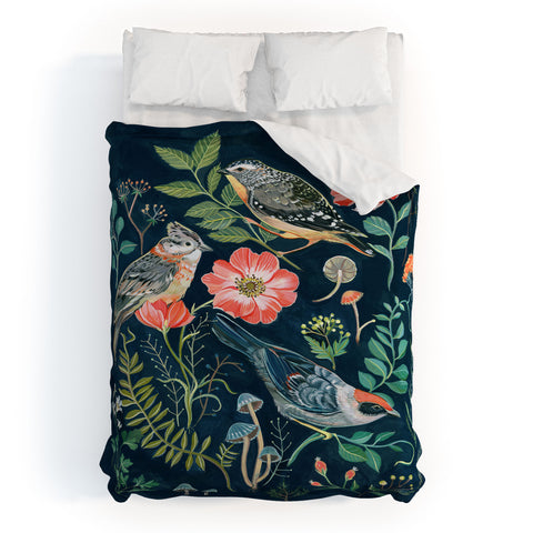 Clara McAllister Birds Garden Duvet Cover