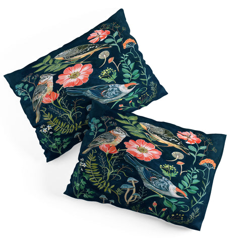 Clara McAllister Birds Garden Pillow Shams