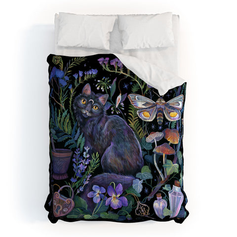 Clara McAllister Black Cat Magical Comforter