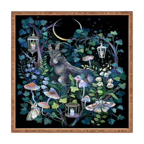 Clara McAllister Black Goat Square Tray