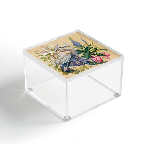 Clara McAllister Blue Heron Acrylic Box