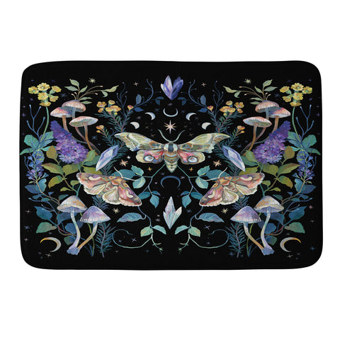 Clara McAllister Crystals Moth Mushroom Memory Foam Bath Mat